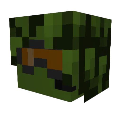 Samppi1 Minecraft avatar head, 3D render
