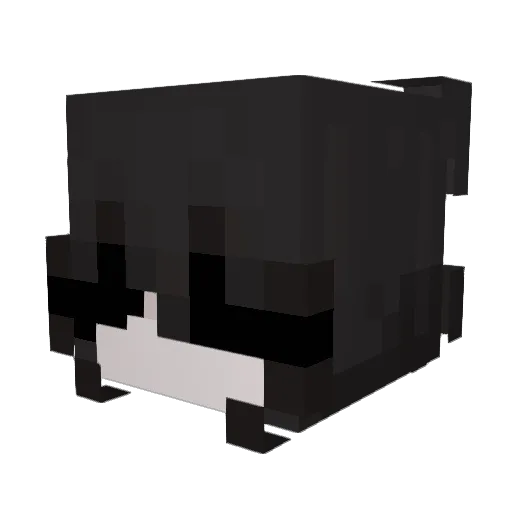 Samprix Minecraft avatar head, 3D render