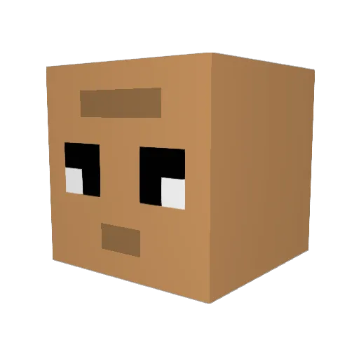 Sampson3454 Minecraft avatar head, 3D render
