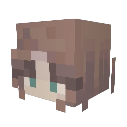 SamsClubHouse Minecraft avatar head, 3D render