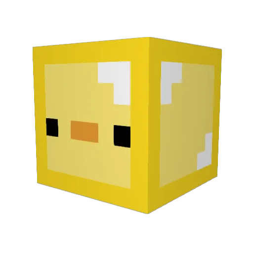SamsterMLG Minecraft avatar head, 3D render