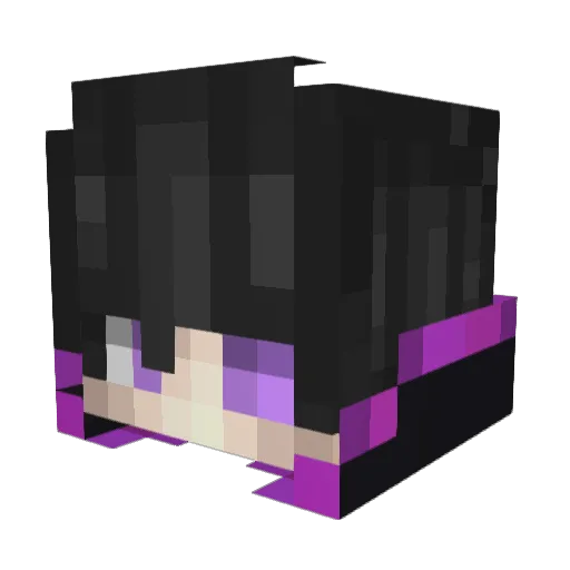 Samsting Minecraft avatar head, 3D render