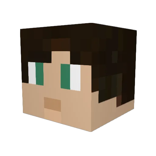 Samthegreat81 Minecraft avatar head, 3D render