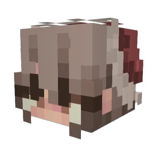 Samu0607 Minecraft avatar head, 3D render