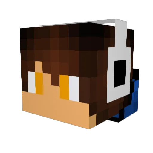 Samu_512 Minecraft avatar head, 3D render