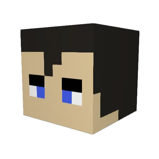 Samu_PHM Minecraft avatar head, 3D render