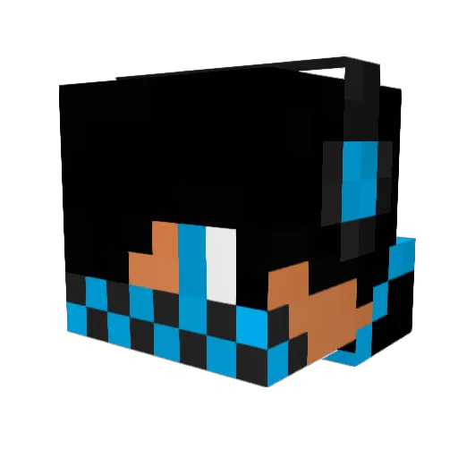 Samu_Ski Minecraft avatar head, 3D render