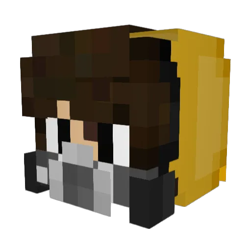 Samual94 Minecraft avatar head, 3D render