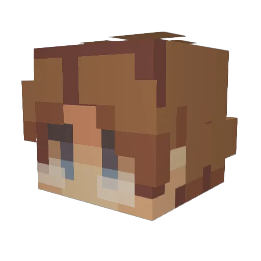 Samuei4247 Minecraft avatar head, 3D render