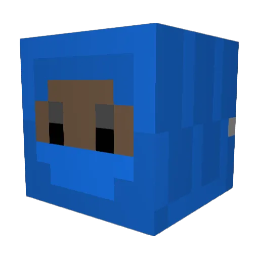 Samuel112233 Minecraft avatar head, 3D render