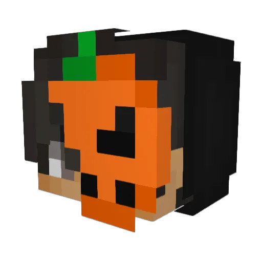 Samuel5k Minecraft avatar head, 3D render