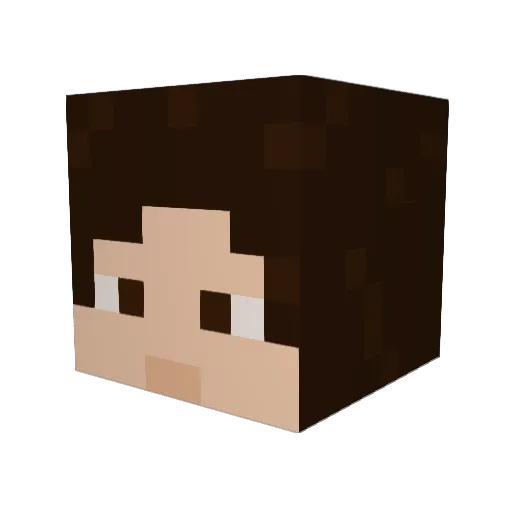 Samuel6888 Minecraft avatar head, 3D render