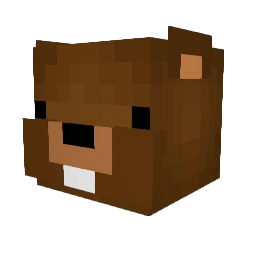 SamuelBalze Minecraft avatar head, 3D render