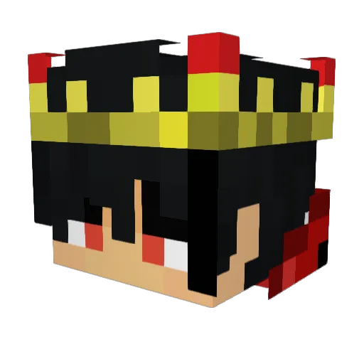 SamuelBussieres Minecraft avatar head, 3D render