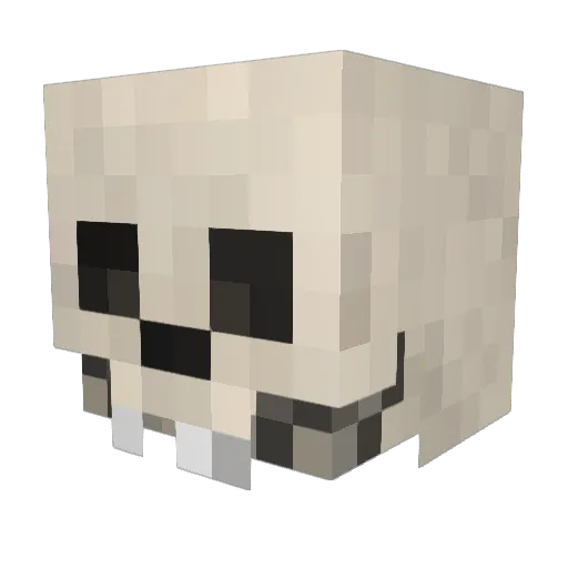 SamuelDeadKing Minecraft avatar head, 3D render