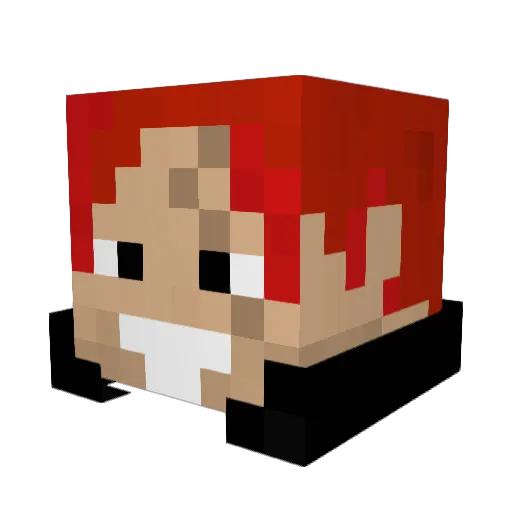 SamuelKok2 Minecraft avatar head, 3D render
