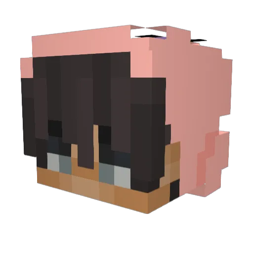 SamuelLeonidas Minecraft avatar head, 3D render
