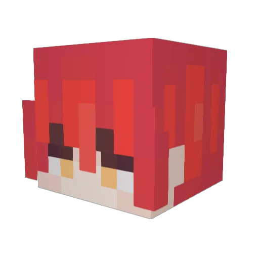 SamuelMCGamer Minecraft avatar head, 3D render