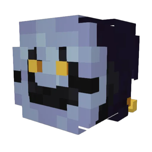 SamuelPuppet357 Minecraft avatar head, 3D render