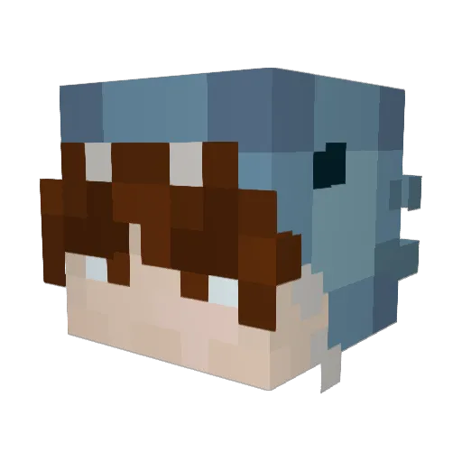 Samuel_S_8 Minecraft avatar head, 3D render