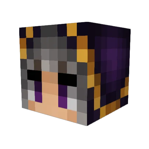 Samuel_Soulhaven Minecraft avatar head, 3D render