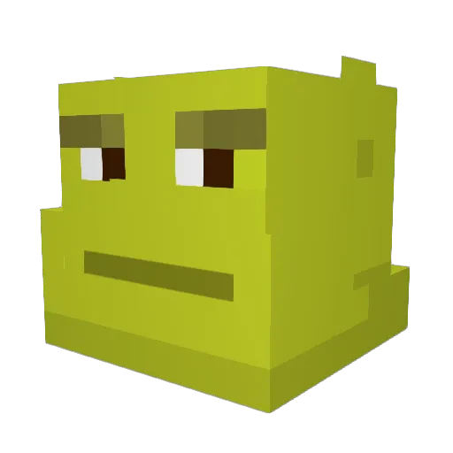 Samuelamazing Minecraft avatar head, 3D render