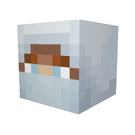 Samueldo Minecraft avatar head, 3D render