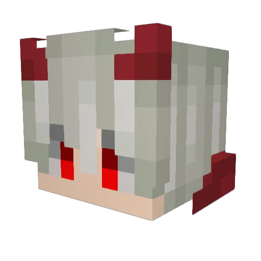SamuelisGui Minecraft avatar head, 3D render
