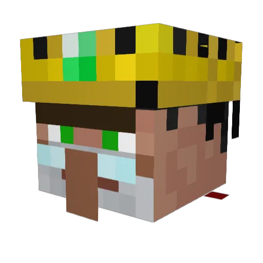 Samueliscoolo Minecraft avatar head, 3D render
