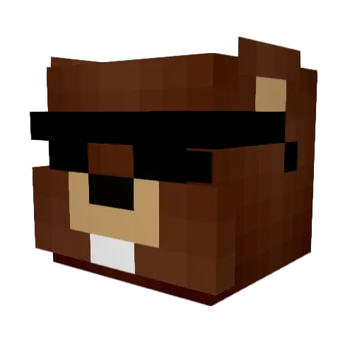 SamuelitoXD Minecraft avatar head, 3D render