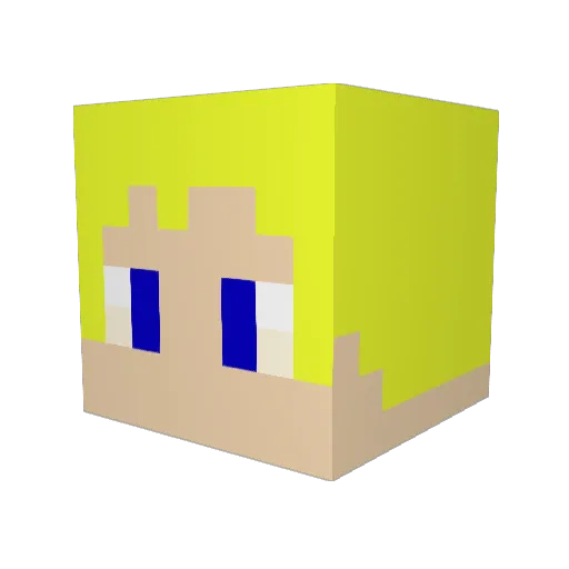 Samuelkille08 Minecraft avatar head, 3D render
