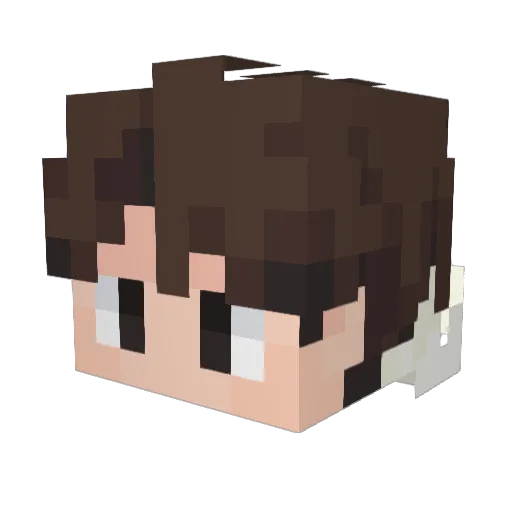 SamueloWskyy Minecraft avatar head, 3D render
