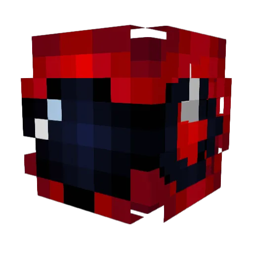 Samumu_ Minecraft avatar head, 3D render