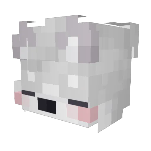 Samura_i_i Minecraft avatar head, 3D render