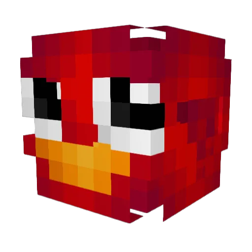SamuraiCR Minecraft avatar head, 3D render