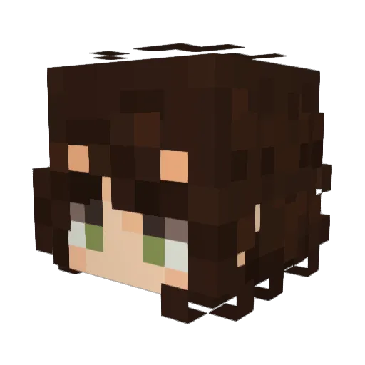 SamuraiJack18 Minecraft avatar head, 3D render