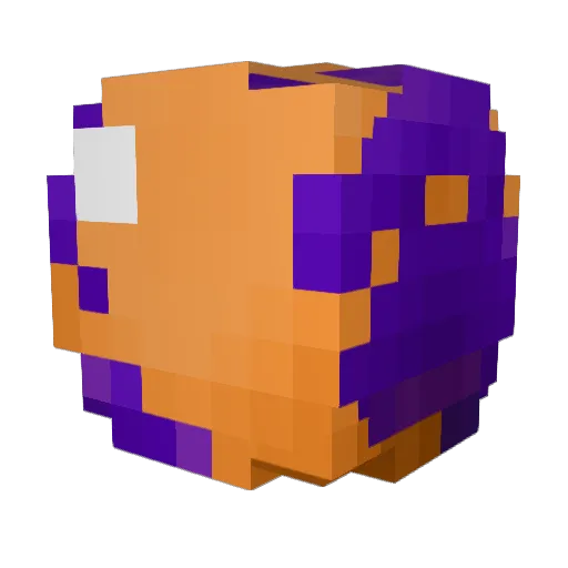 Samurai_killer Minecraft avatar head, 3D render