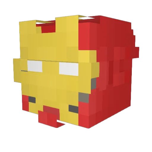 SamureyeXD Minecraft avatar head, 3D render