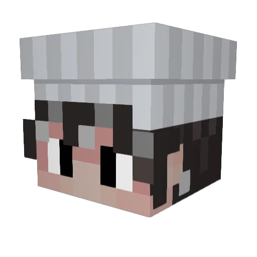 Samus309 Minecraft avatar head, 3D render