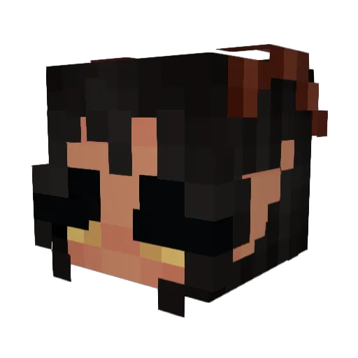 Samx420 Minecraft avatar head, 3D render