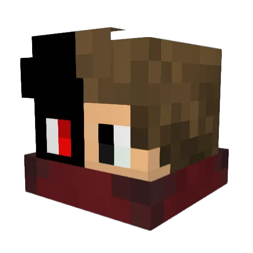 SamyHD_ Minecraft avatar head, 3D render
