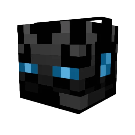 Samybill Minecraft avatar head, 3D render