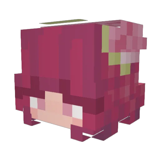 Samyss8 Minecraft avatar head, 3D render