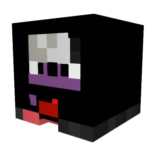 Samzz21 Minecraft avatar head, 3D render