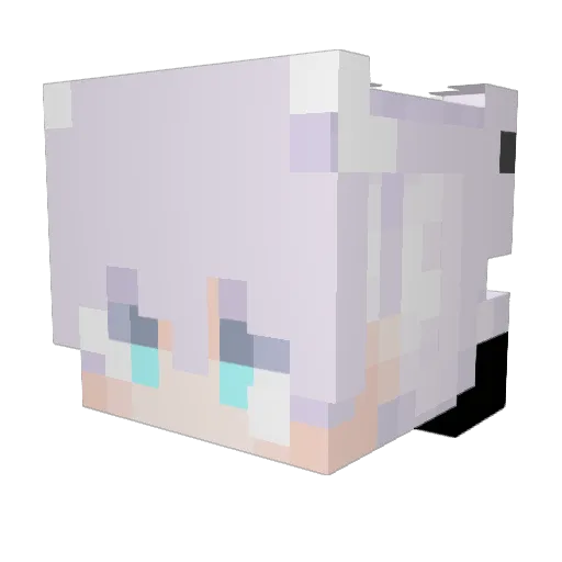 San31 Minecraft avatar head, 3D render