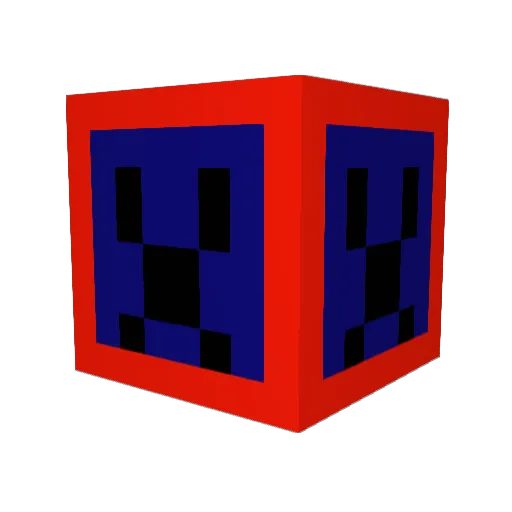 SanGir Minecraft avatar head, 3D render
