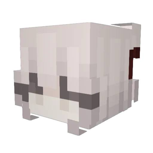 SanHuaiYY Minecraft avatar head, 3D render