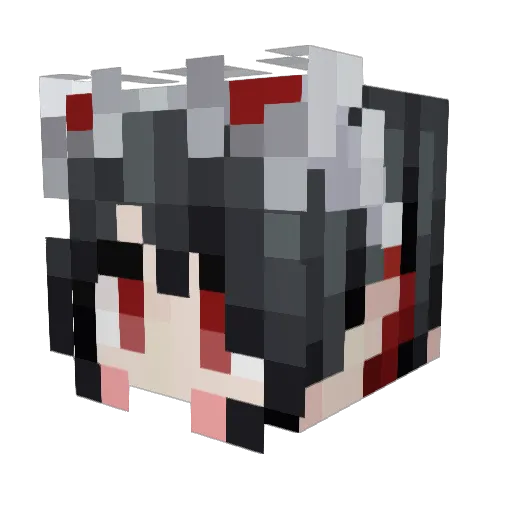 SanLi0 Minecraft avatar head, 3D render