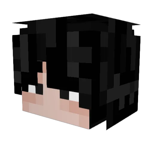 SanSP Minecraft avatar head, 3D render