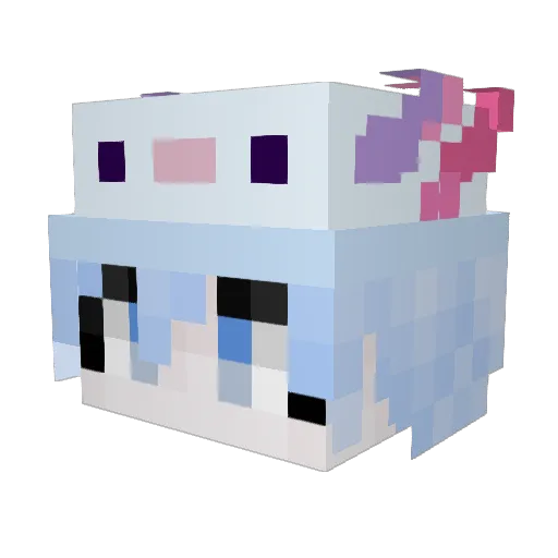 SanYi1 Minecraft avatar head, 3D render